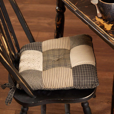 Kettle Grove Country Chair Pad Patchwork - The Fox Decor